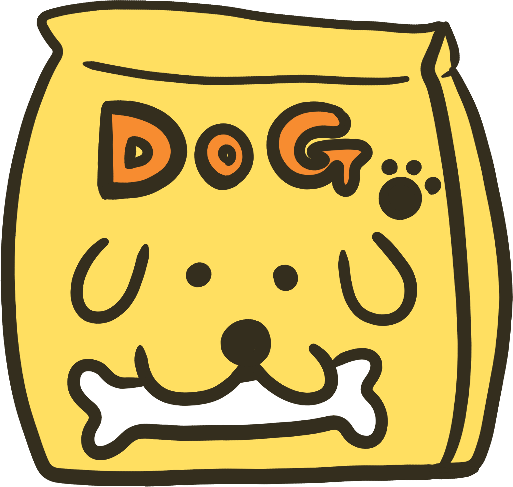 ドッグフードのイラスト